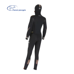 Combinaison 6mm Femme Dive Aqualung Taille L Cagoule Attenante