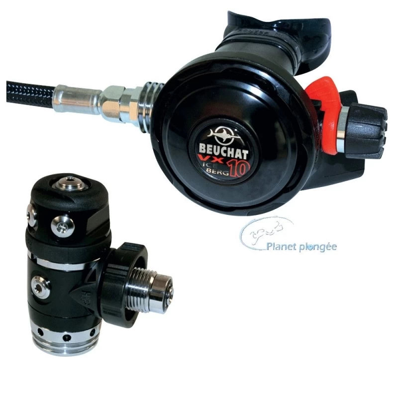 Détendeur De Plongée VX 10 Iceberg Black Beuchat 1 Détendeur De Plongée VX 10 Iceberg Black Beuchat