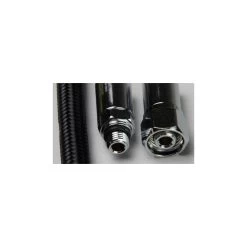 Flexible Détendeur Nylon Tressé Noir (1m)