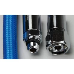 Flexible Détendeur Nylon Tressé Noir (75cm) -Plongée Équipement Boutique flexible detendeur nylon tresse noir 2