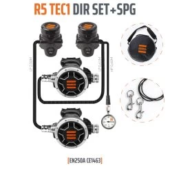 Pack Détendeur De Plongée Tecline R5 Tec1 DIR